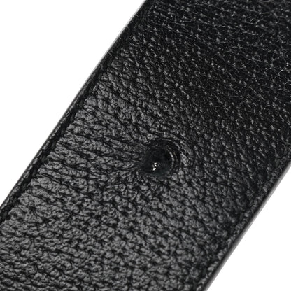 Gucci Textured Calfskin Double G 40mm Belt 90 36 Black 6 of 7