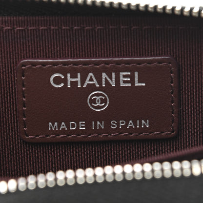 Chanel Caviar Quilted Zip Coin Purse Black 6 of 8