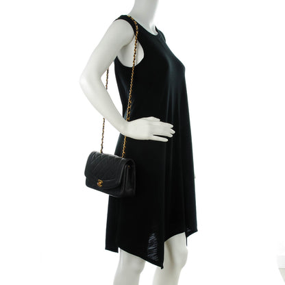 Chanel Lambskin Quilted Small Single Flap Black 2 of 15