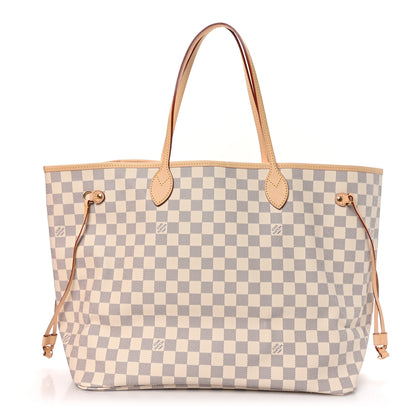 Louis Vuitton Damier Azur Neo Neverfull GM Rose Ballerine 1 of 11