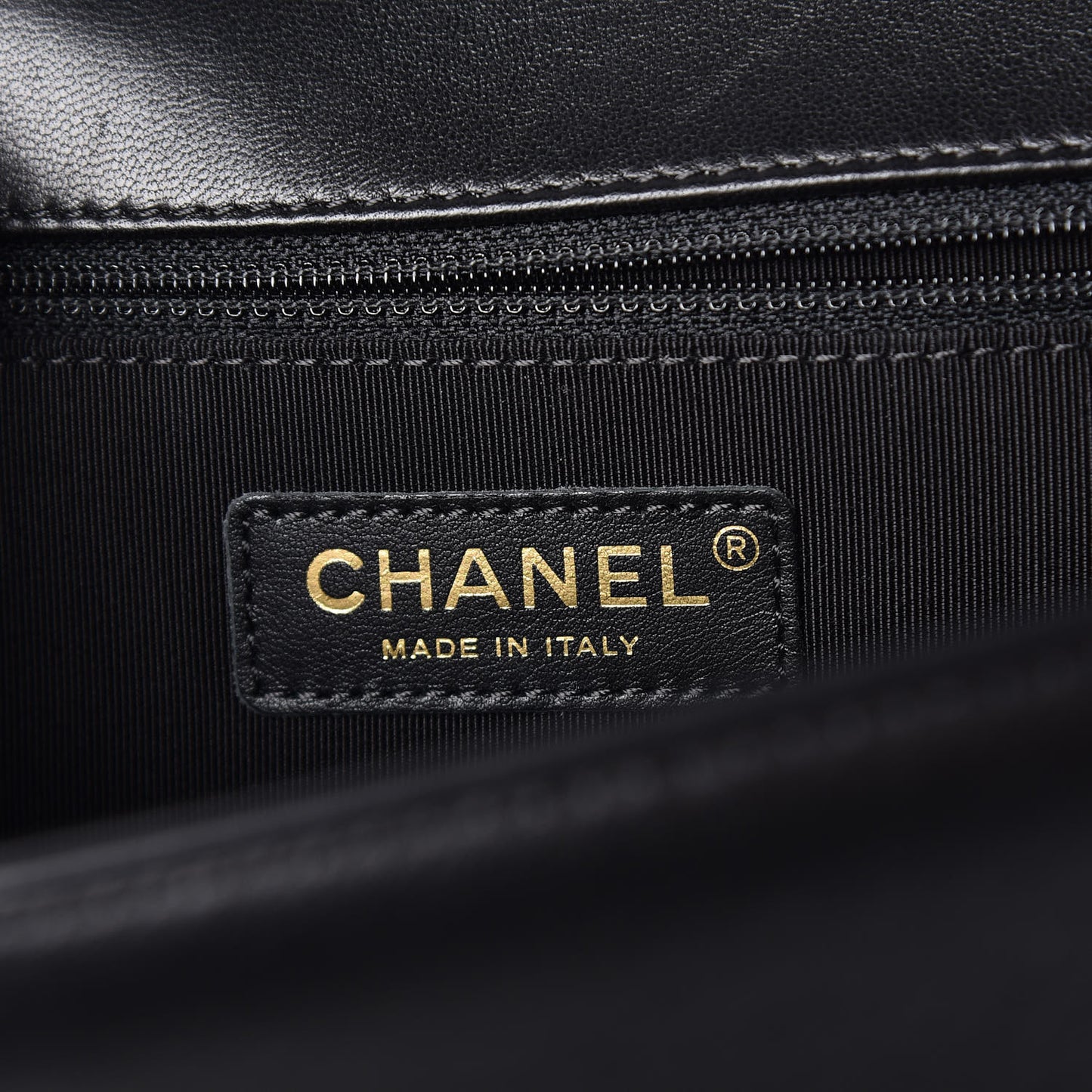 Lambskin Quilted New Medium Boy Flap Black