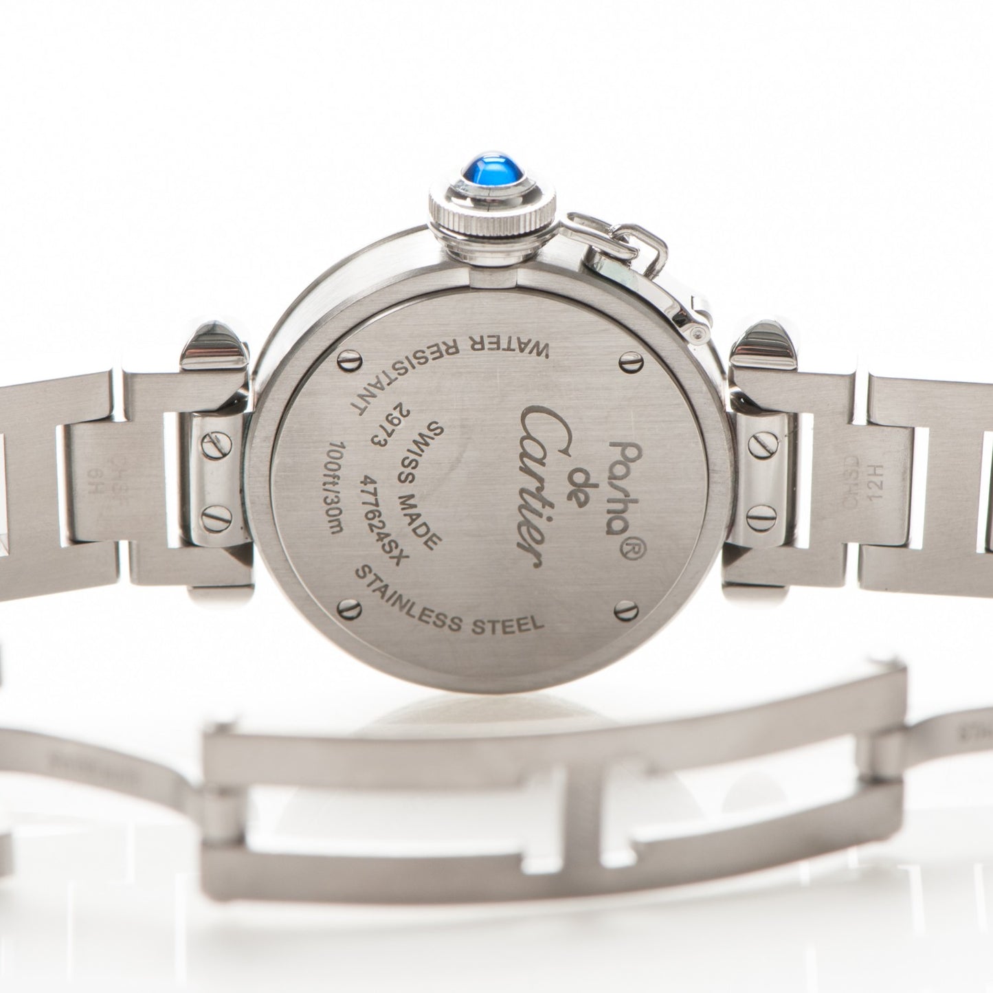 Stainless Steel 27mm Miss Pasha Quartz Watch Silver