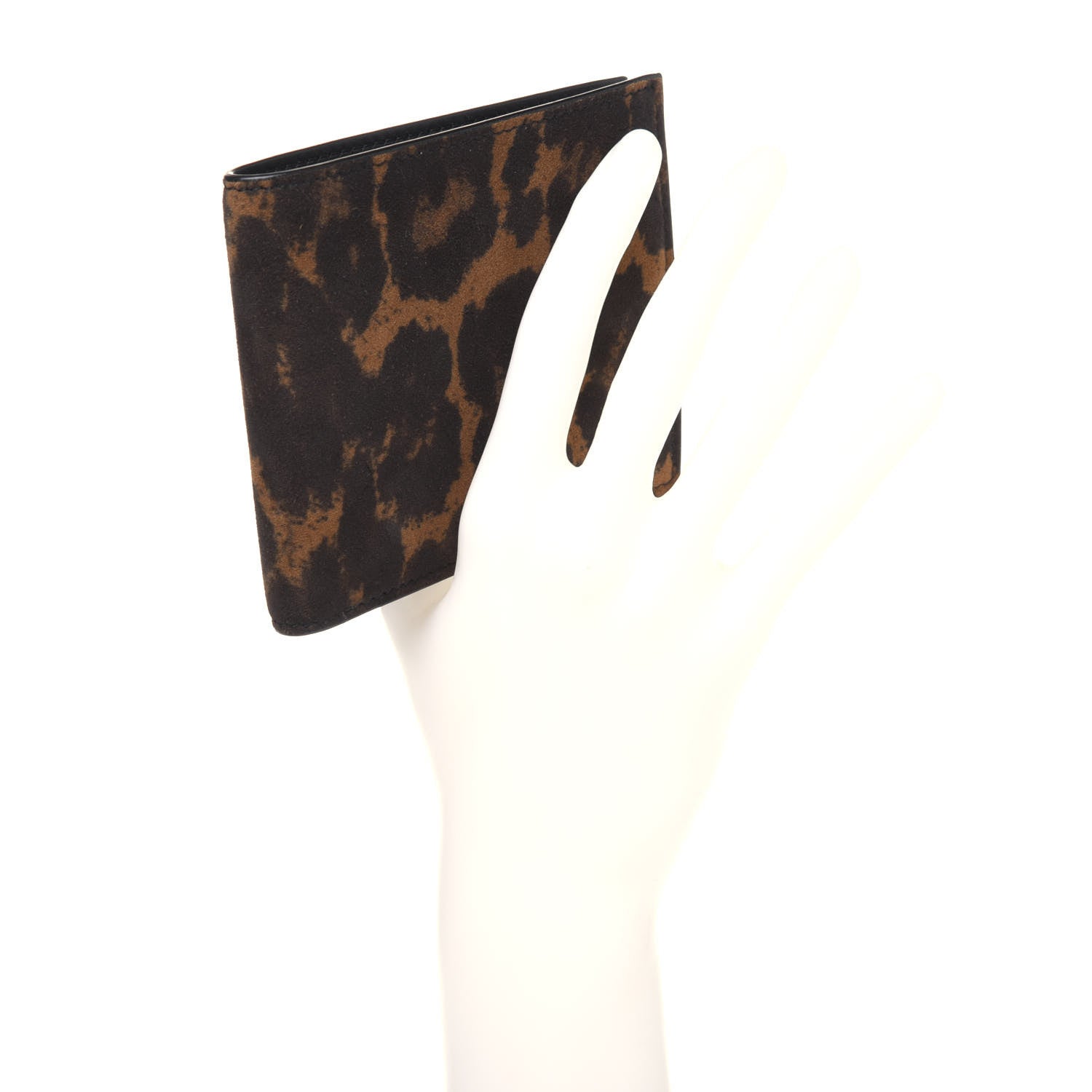 Tom Ford Leopard Bi-Fold Wallet Brown 2 of 12