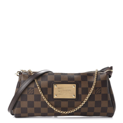 Louis Vuitton Damier Ebene Eva Clutch 1 of 10