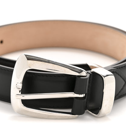 Khaite Calfskin Benny Belt 85 34 Black 7 of 8