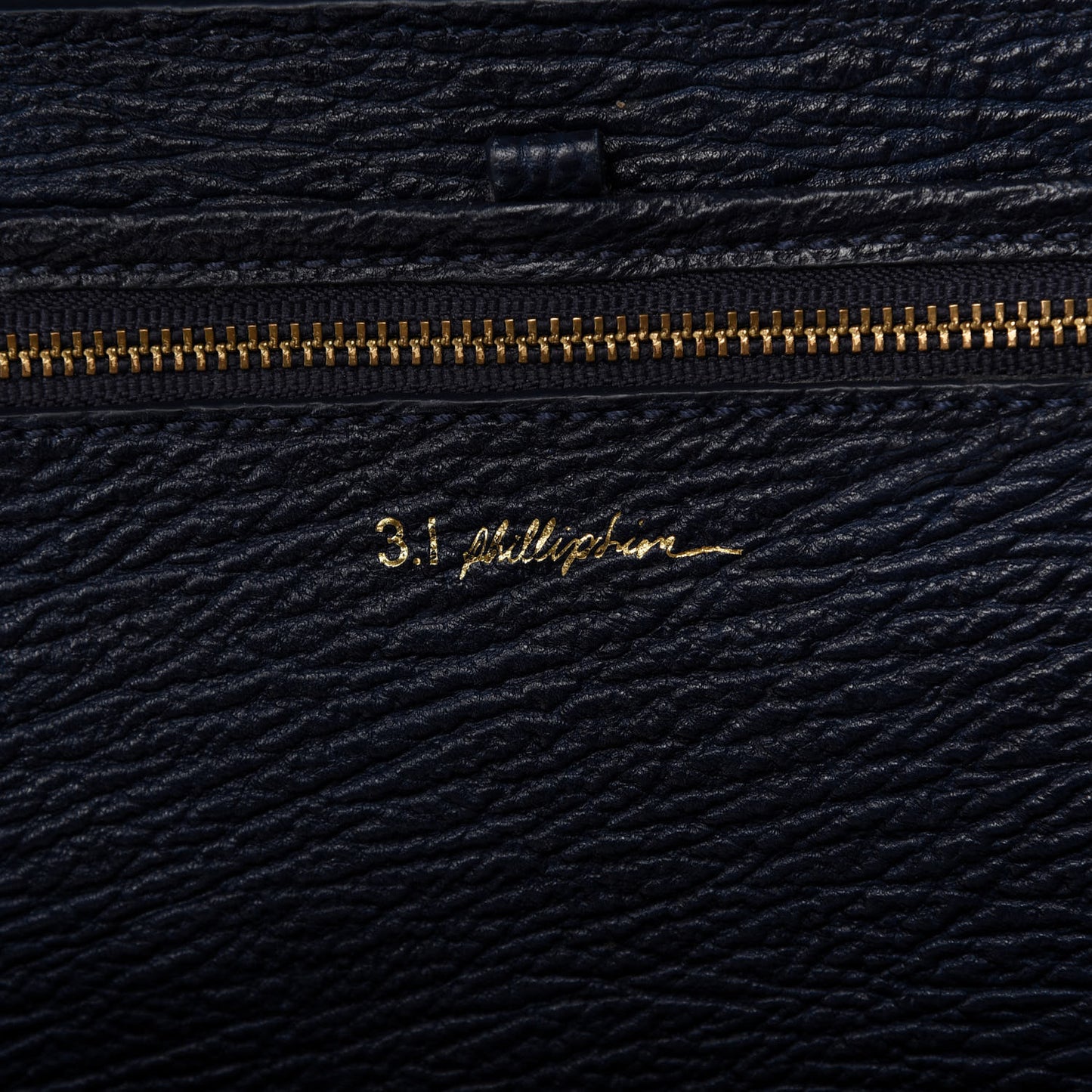 Textured Calfskin Large Pashli Satchel Ink