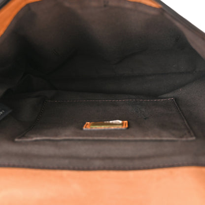 Fendi Nappa Patent B Bag Osso Black 5 of 14