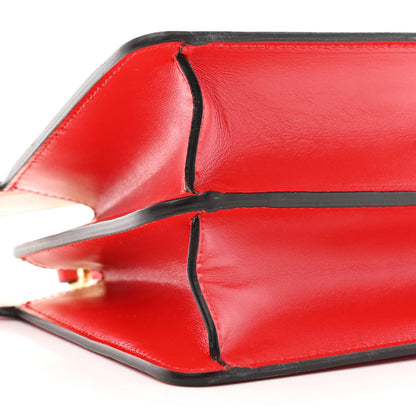 Fendi Vitello King Luxor Shiny Nappa Medium Peekaboo I SEE U East West Satchel Fuoco Light Rose 11 of 12