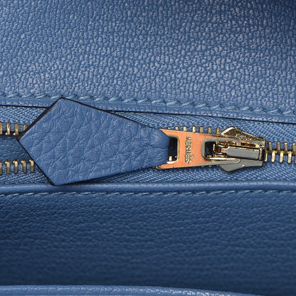 Hermes Togo Birkin 25 Azur 31 of 33