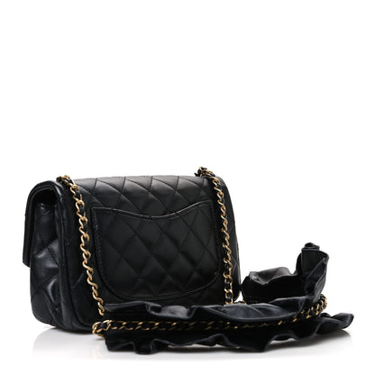 Chanel Lambskin Quilted Mini Romance Rectangular Flap Black 3 of 10
