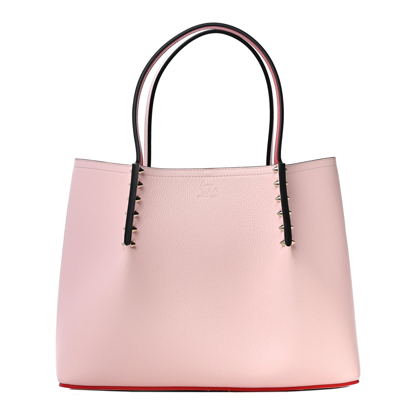 Calfskin Spiked Small Cabarock Shopper Tote Poupee