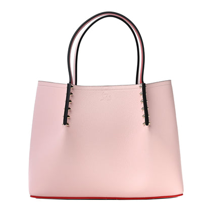 Christian Louboutin Calfskin Spiked Small Cabarock Shopper Tote Poupee 1 of 9
