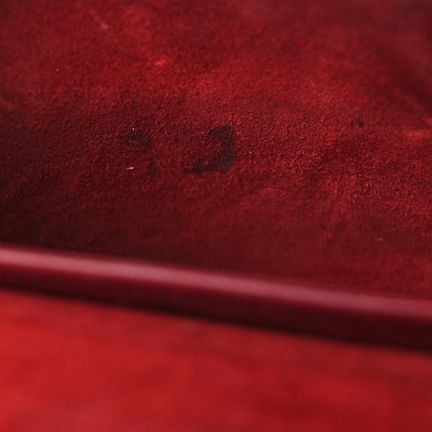 Calfskin Mini J'Adior Chain Flap Bag Red