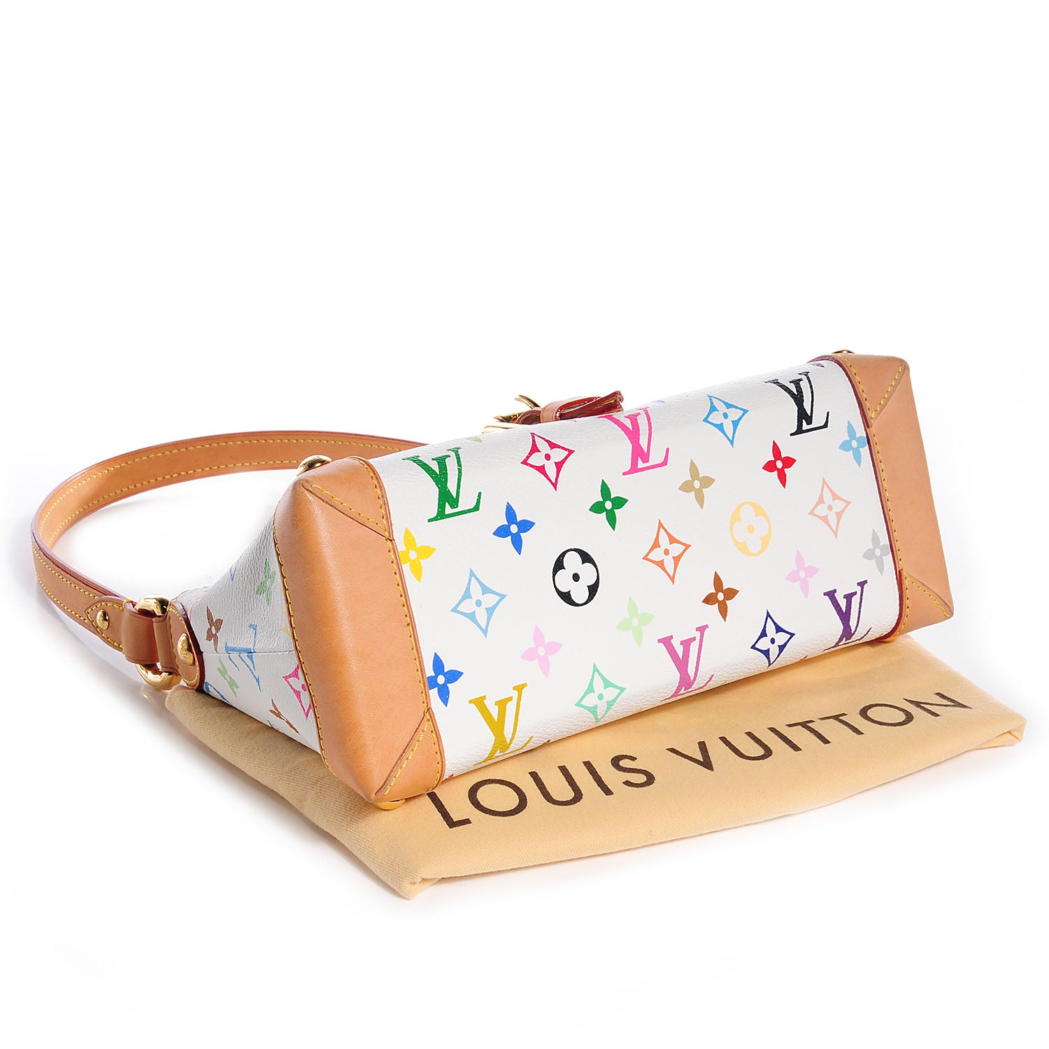 Louis Vuitton Monogram Multicolor Eliza White 4 of 7