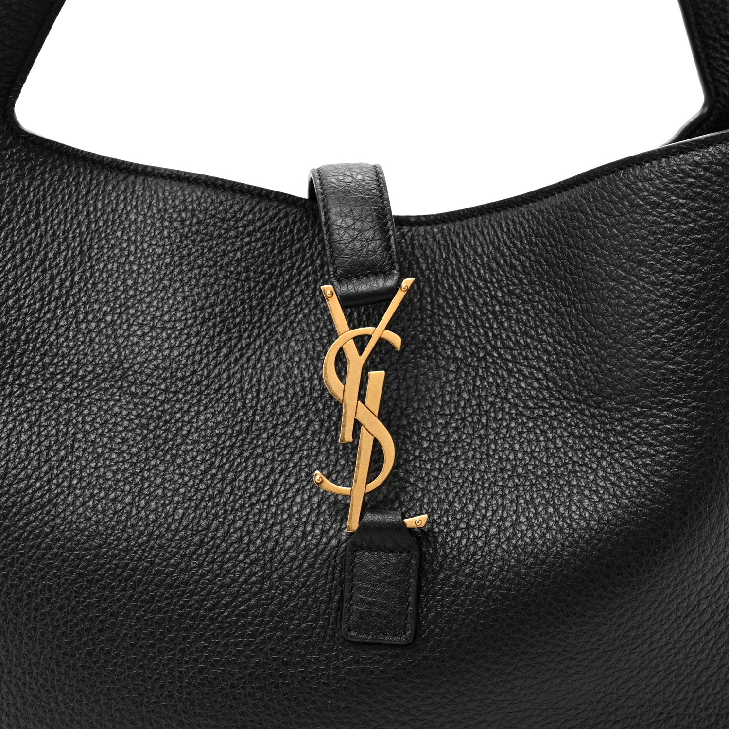 Saint Laurent Grained Deerskin Bea Tote Black 8 of 10