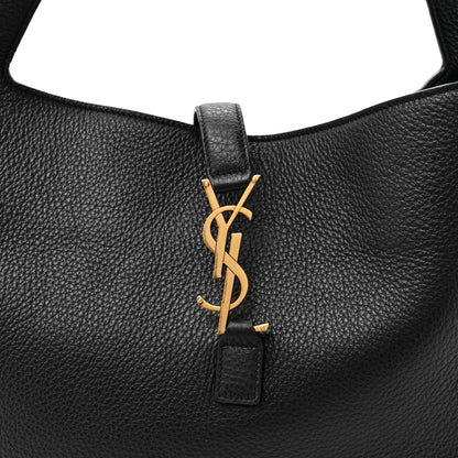 Saint Laurent Grained Deerskin Bea Tote Black 8 of 10
