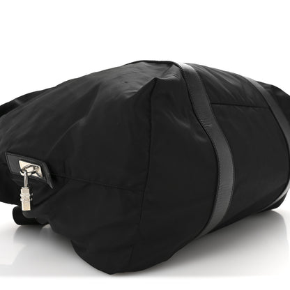 Prada Tessuto Nylon Saffiano Carry On Travel Bag Black 8 of 13