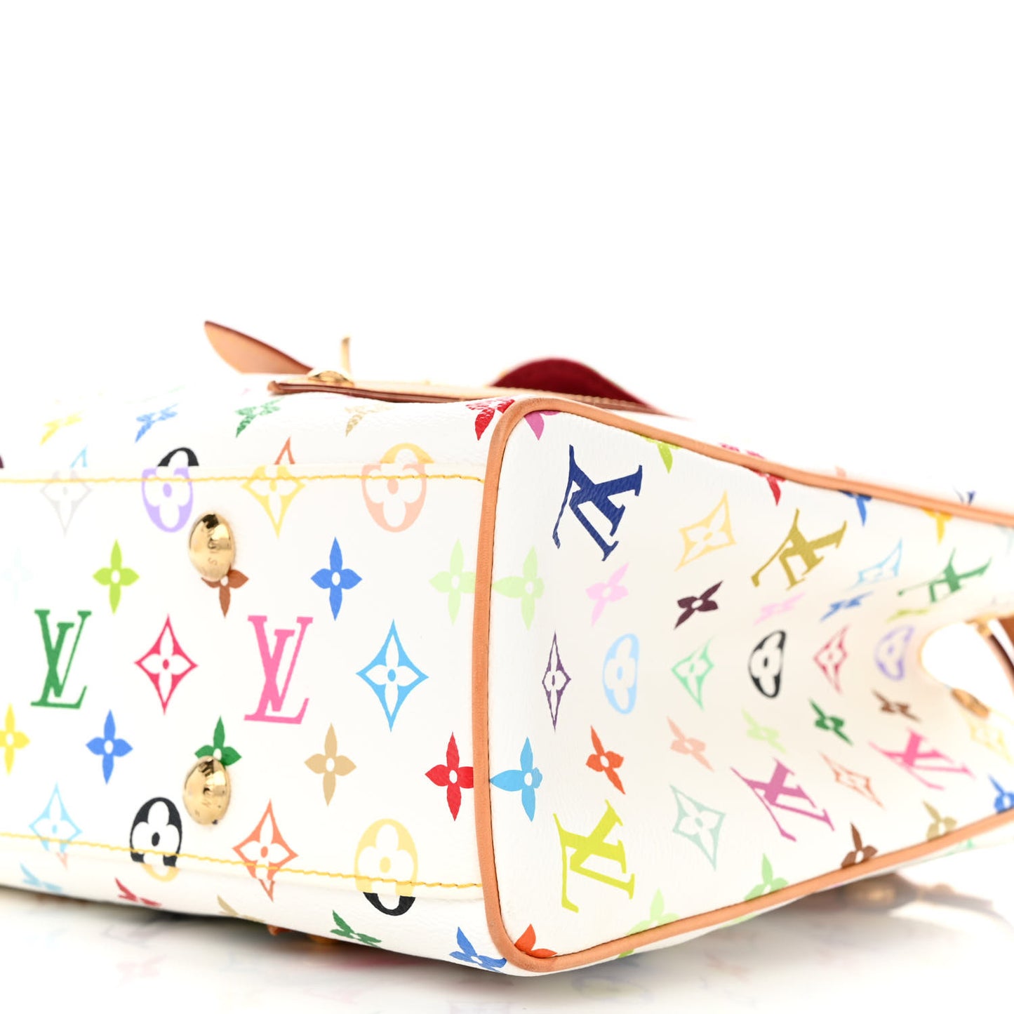 LOUIS VUITTON Monogram Multicolor Aurelia MM White