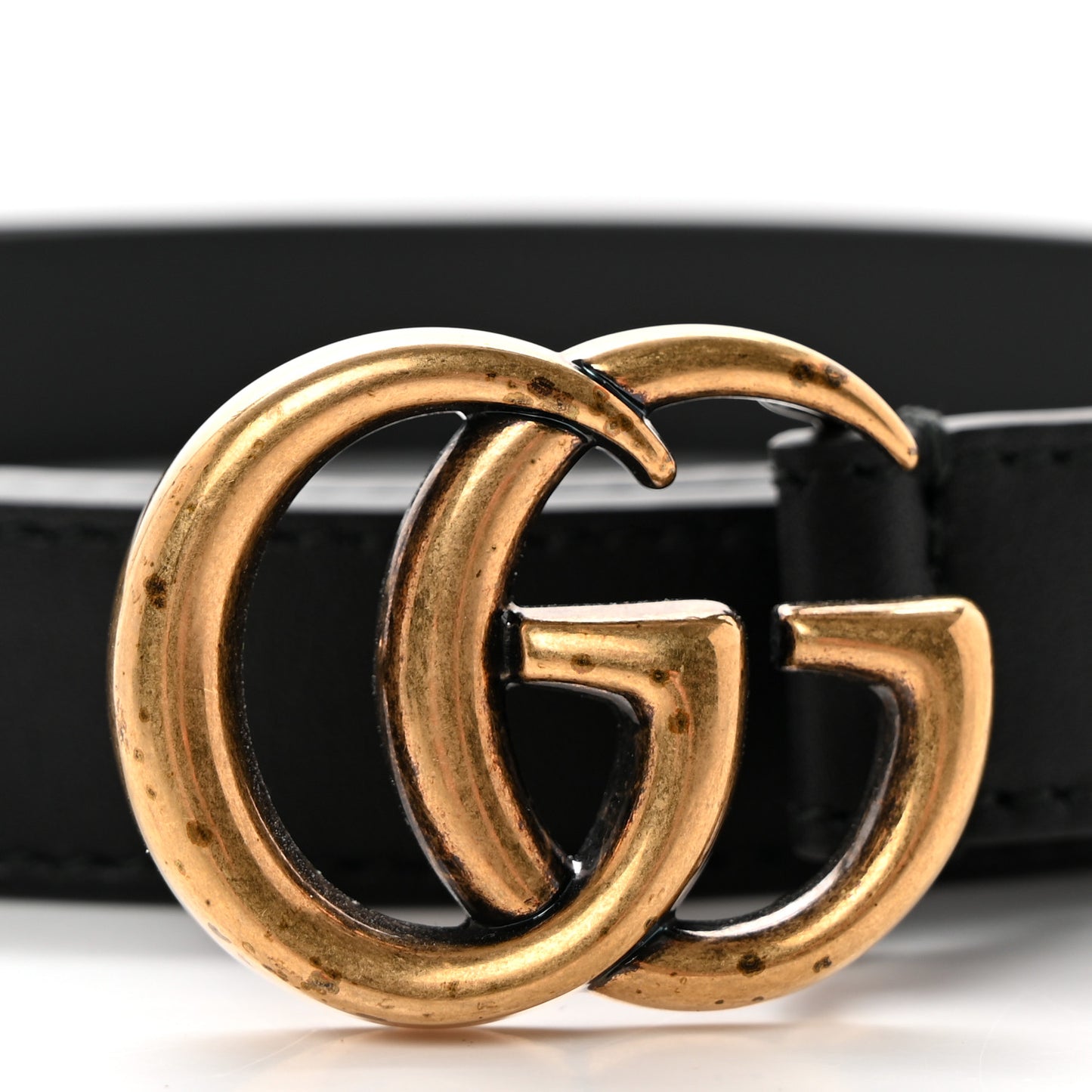 Calfskin Double G 20mm Belt 85 34 Black