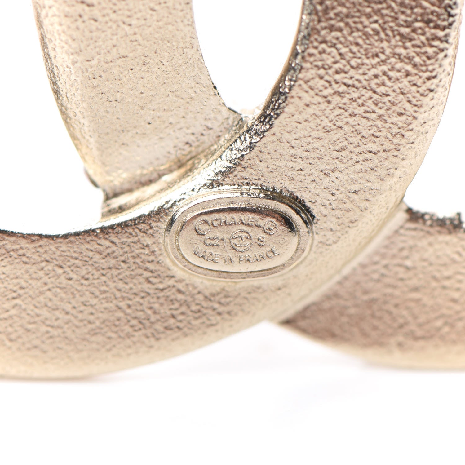 Chanel Crystal Starfall CC Brooch Gold 4 of 4