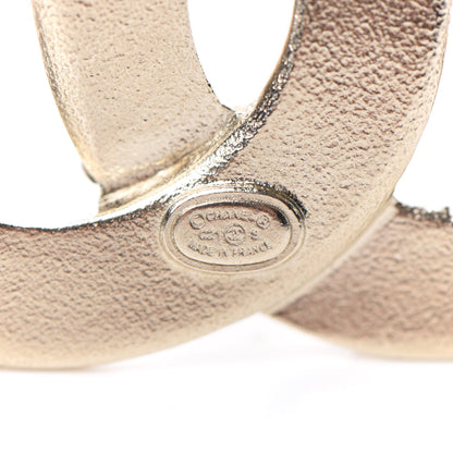 Chanel Crystal Starfall CC Brooch Gold 4 of 4