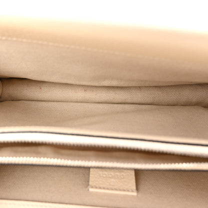 Gucci Textured Calfskin Crystal Small Dionysus Shoulder Bag Mystic White 5 of 10