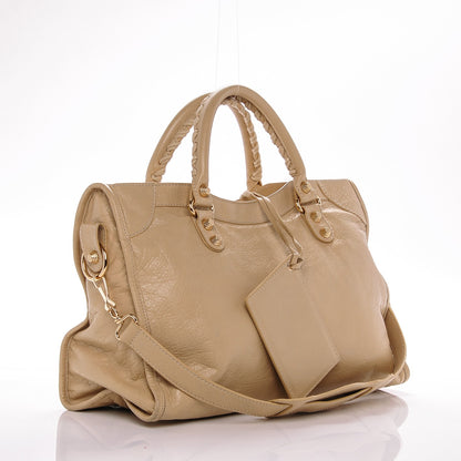 Balenciaga Agneau Giant 12 Gold Hardware City Beige Oryx 3 of 6