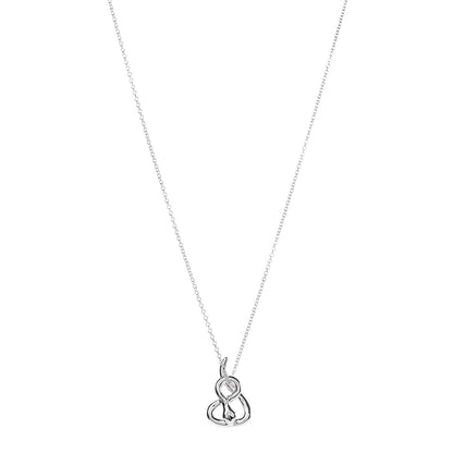 Tiffany Sterling Silver Elsa Peretti Snake Pendant Necklace 1 of 9