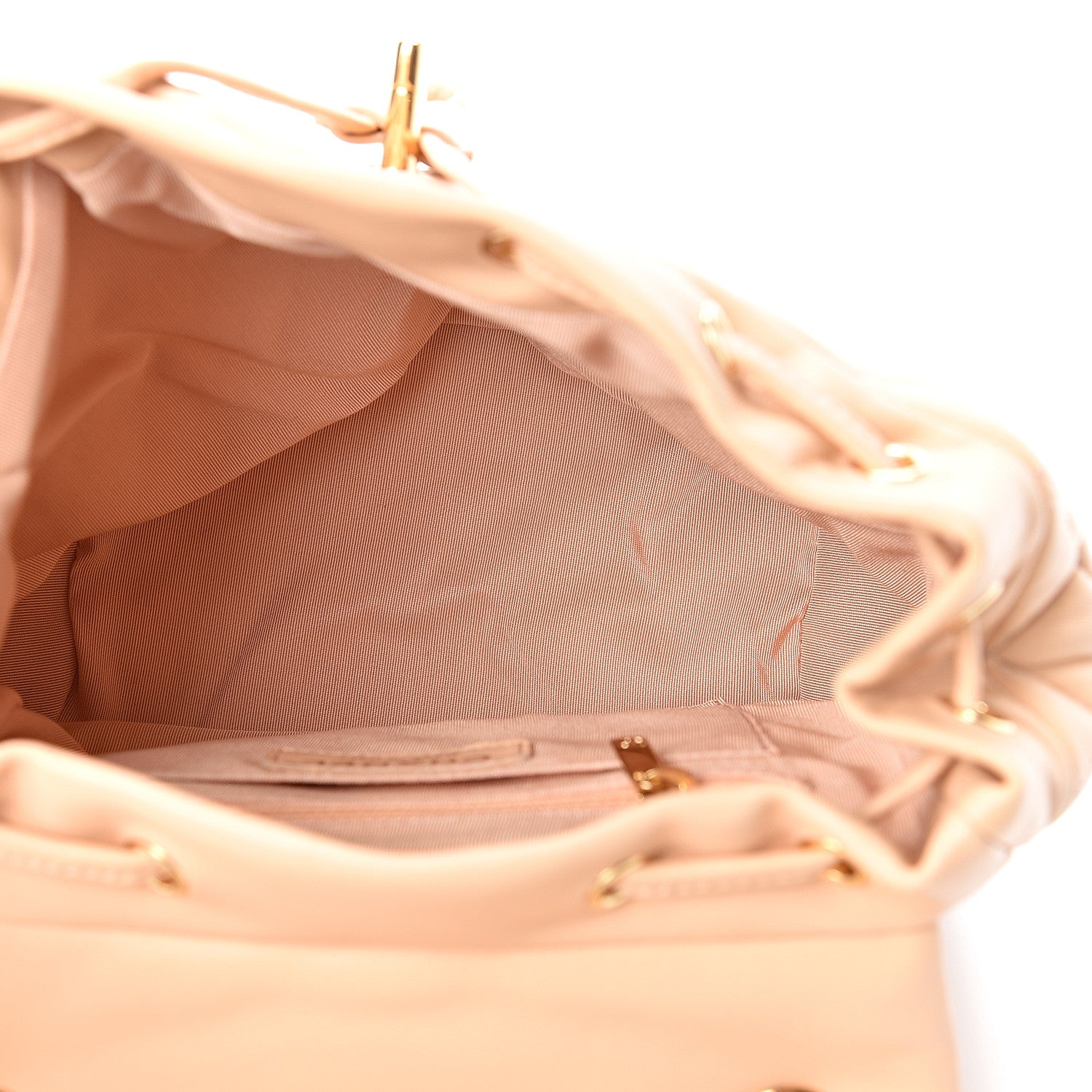 Chanel Lambskin Quilted Small Urban Spirit Backpack Beige 4 of 9