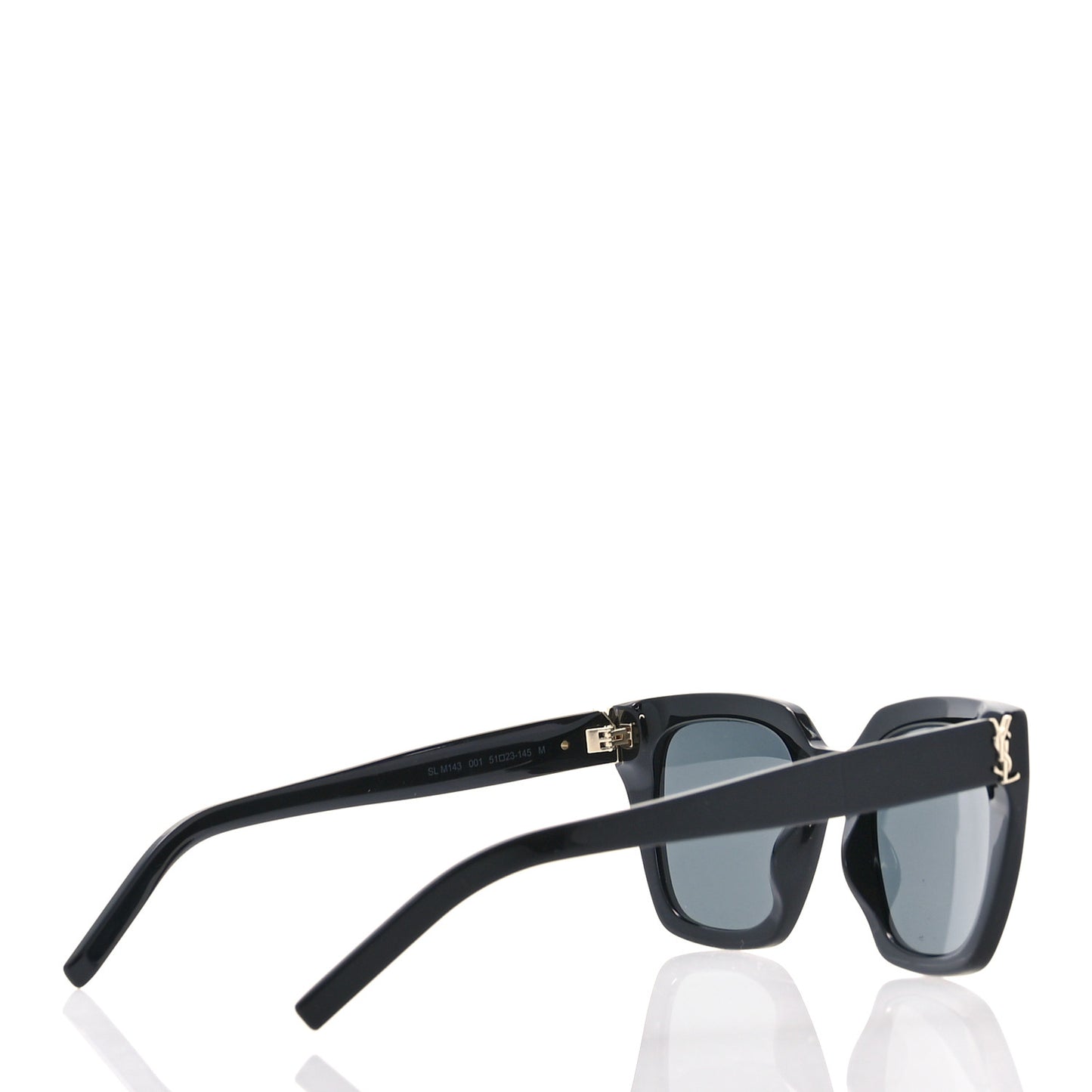 Acetate Cat Eye Sunglasses SL M143 Black