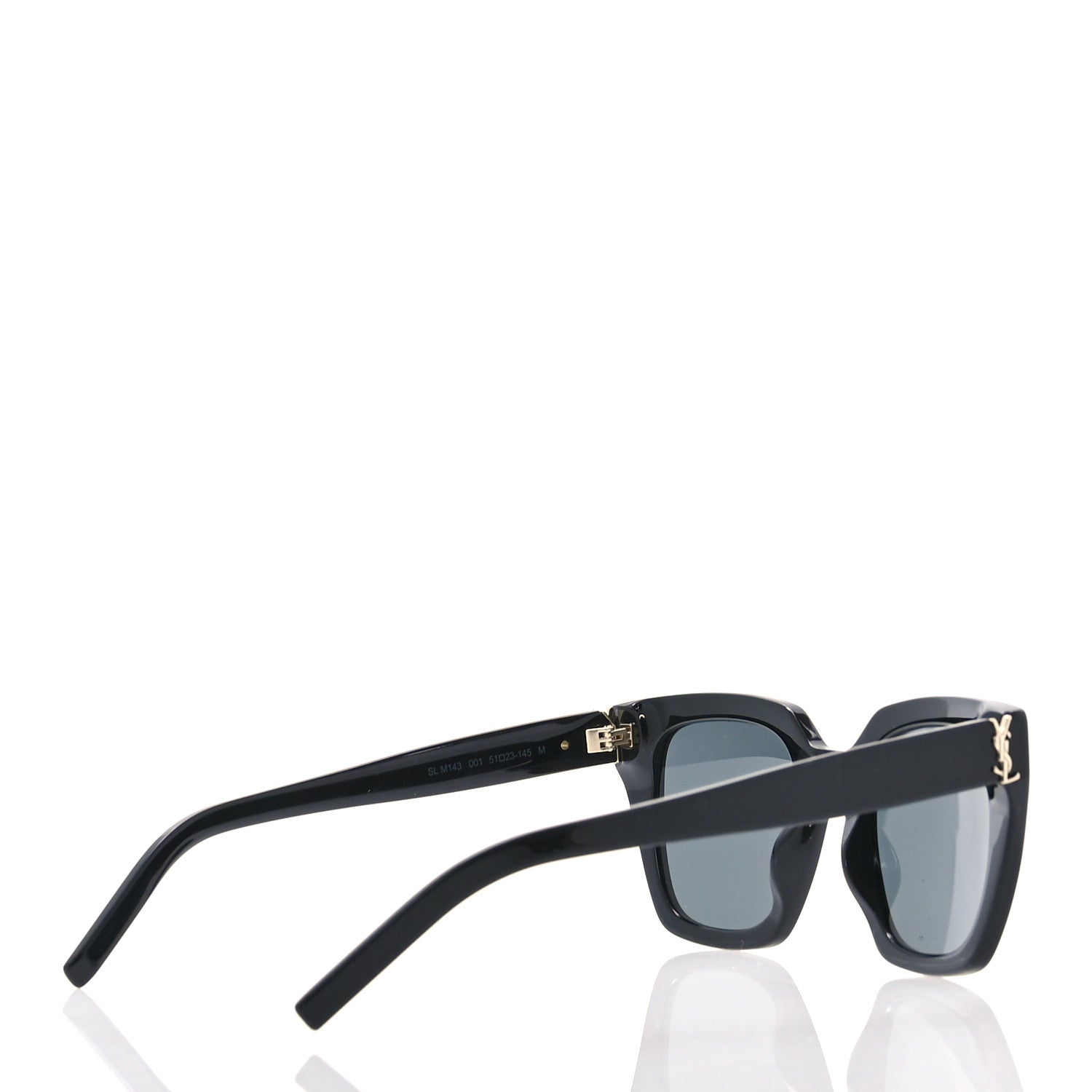 Saint Laurent Acetate Cat Eye Sunglasses SL M143 Black 3 of 7
