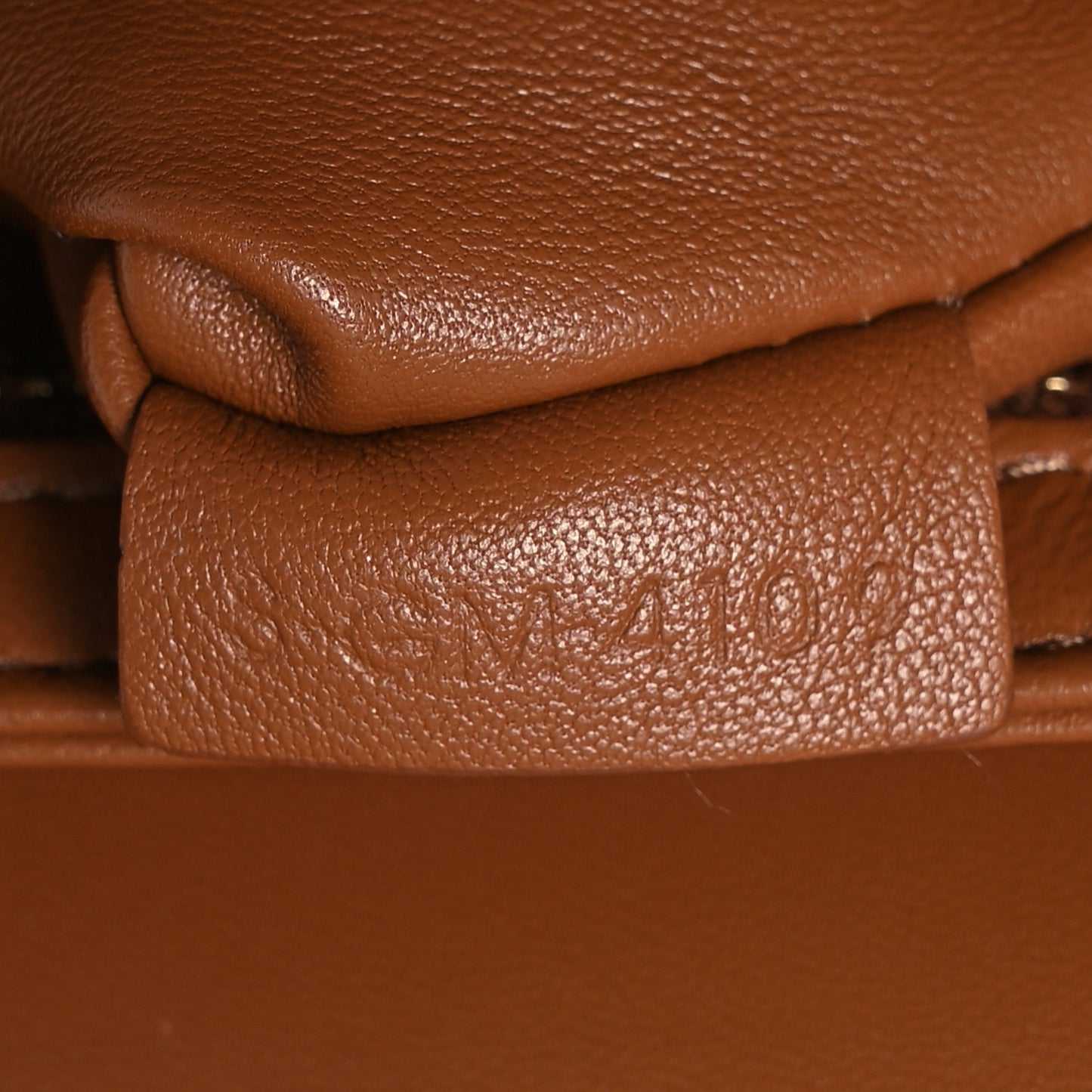 Textile Calfskin Teen Triomphe Bag Natural Tan