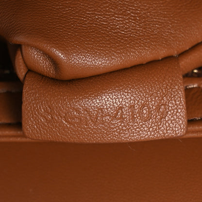 Celine Textile Calfskin Teen Triomphe Bag Natural Tan 9 of 19