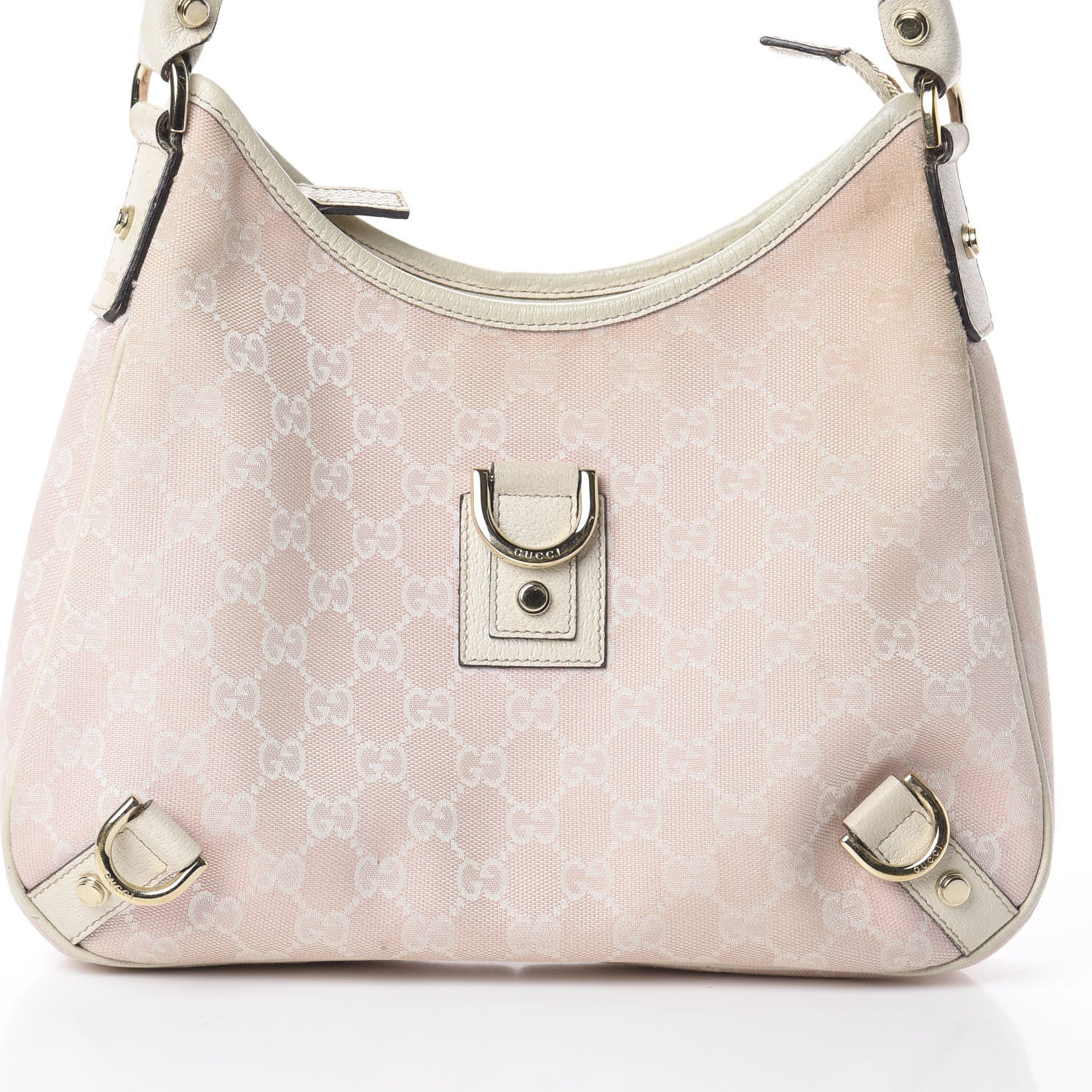Gucci Monogram Medium Abbey D Ring Hobo Pink 6 of 8