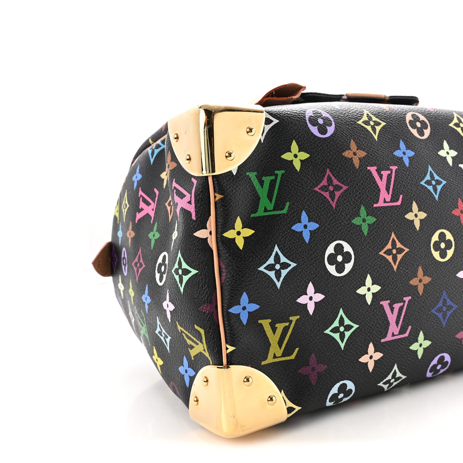 Louis Vuitton Monogram Multicolor Speedy 30 Black 8 of 9