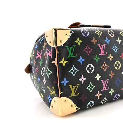 Louis Vuitton Monogram Multicolor Speedy 30 Black 8 of 9