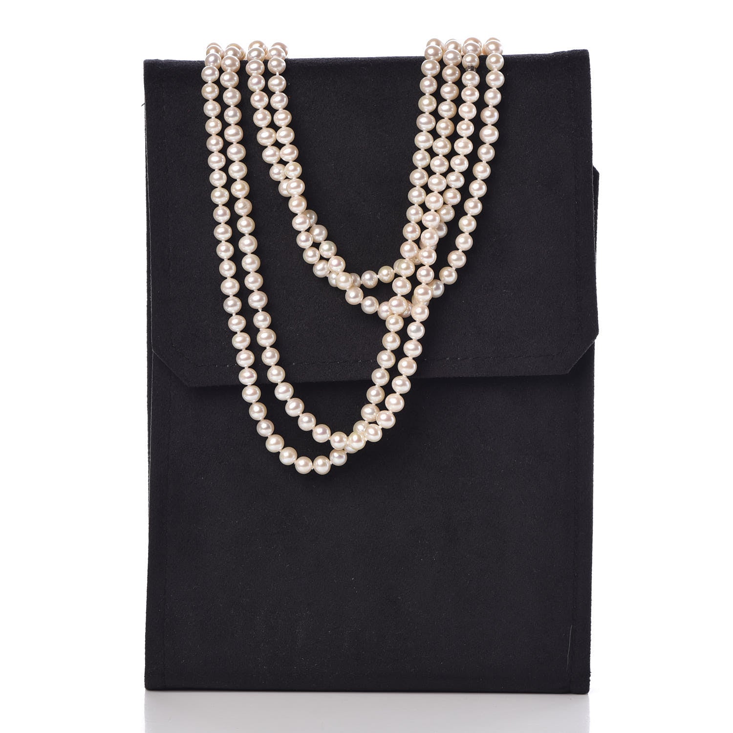 Tiffany Sterling Silver Pearl 6-7mm Ziegfeld Strand Necklace 80" 6 of 6