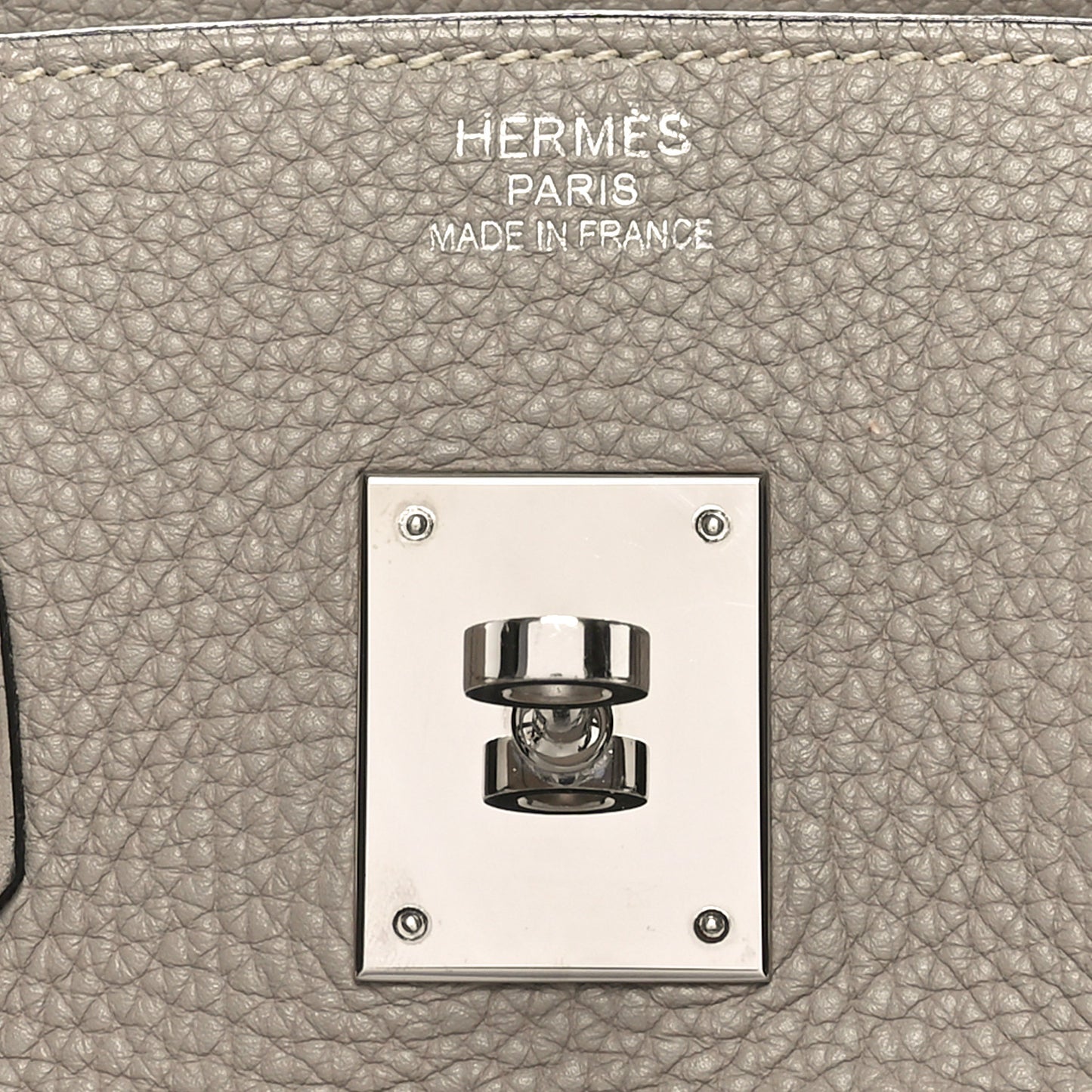 Togo Birkin 35 Gris Tourterelle