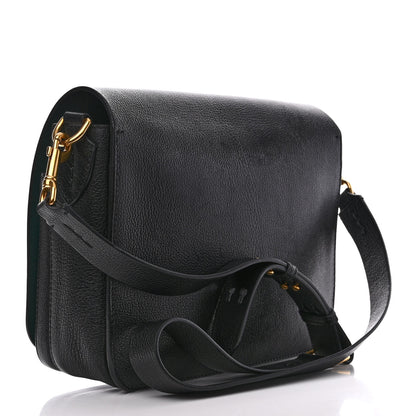 Burberry Calfskin Square Satchel Black 3 of 15