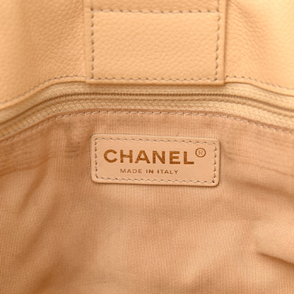 Chanel Calfskin Cerf Executive Shopper Tote Beige 5 of 23