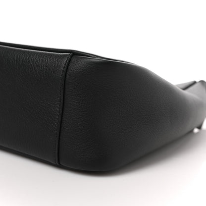 Saint Laurent Smooth Calfskin Small Le 5 A 7 Soft Hobo Black 8 of 8