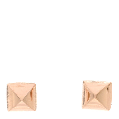 Hermes 18K Rose Gold Clou d'H Earrings 1 of 5