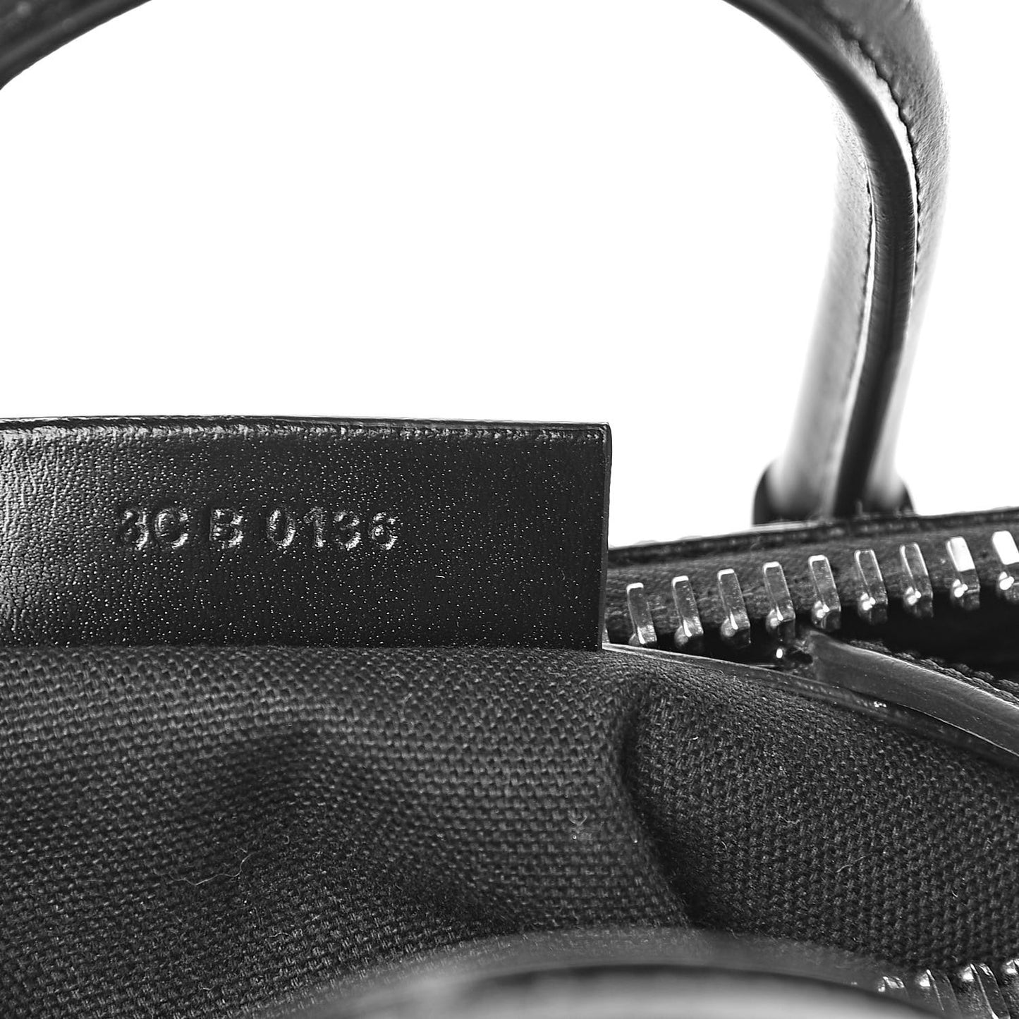 Shiny Lord Calfskin Mini Antigona Black