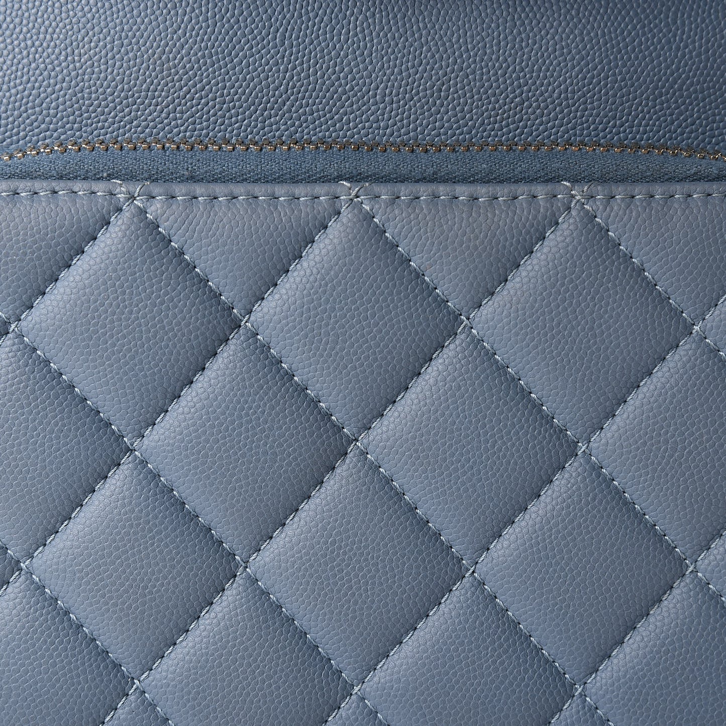 Caviar Quilted Business Affinity Backpack Light Blue
