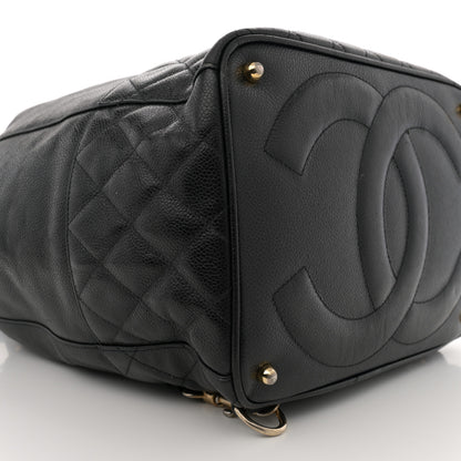 Chanel Caviar Quilted Drawstring Backpack Black 10 of 15