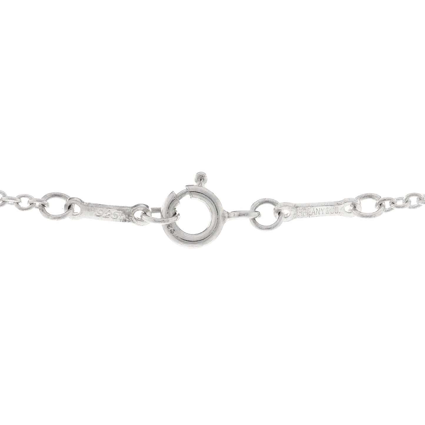 Sterling Silver Elsa Peretti 3 Open Hearts Necklace