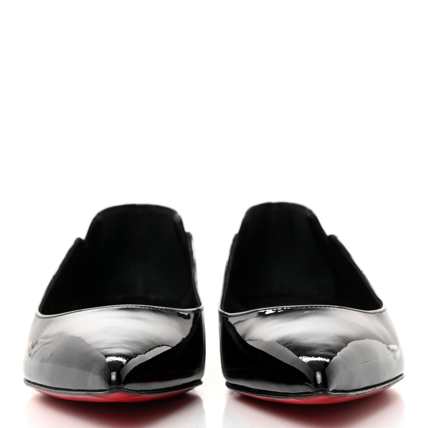 Patent Hot Chickita Flats 37.5 Black