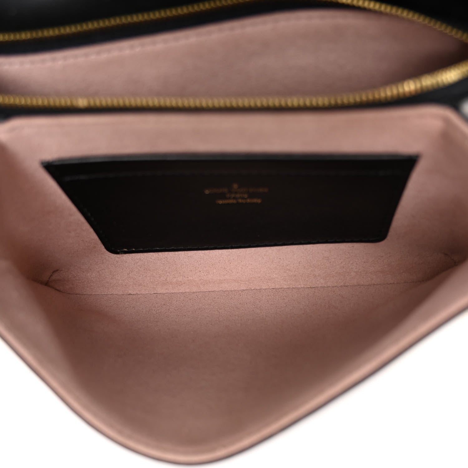 Louis Vuitton Lambskin Embossed Monogram Pochette Coussin Black 5 of 10