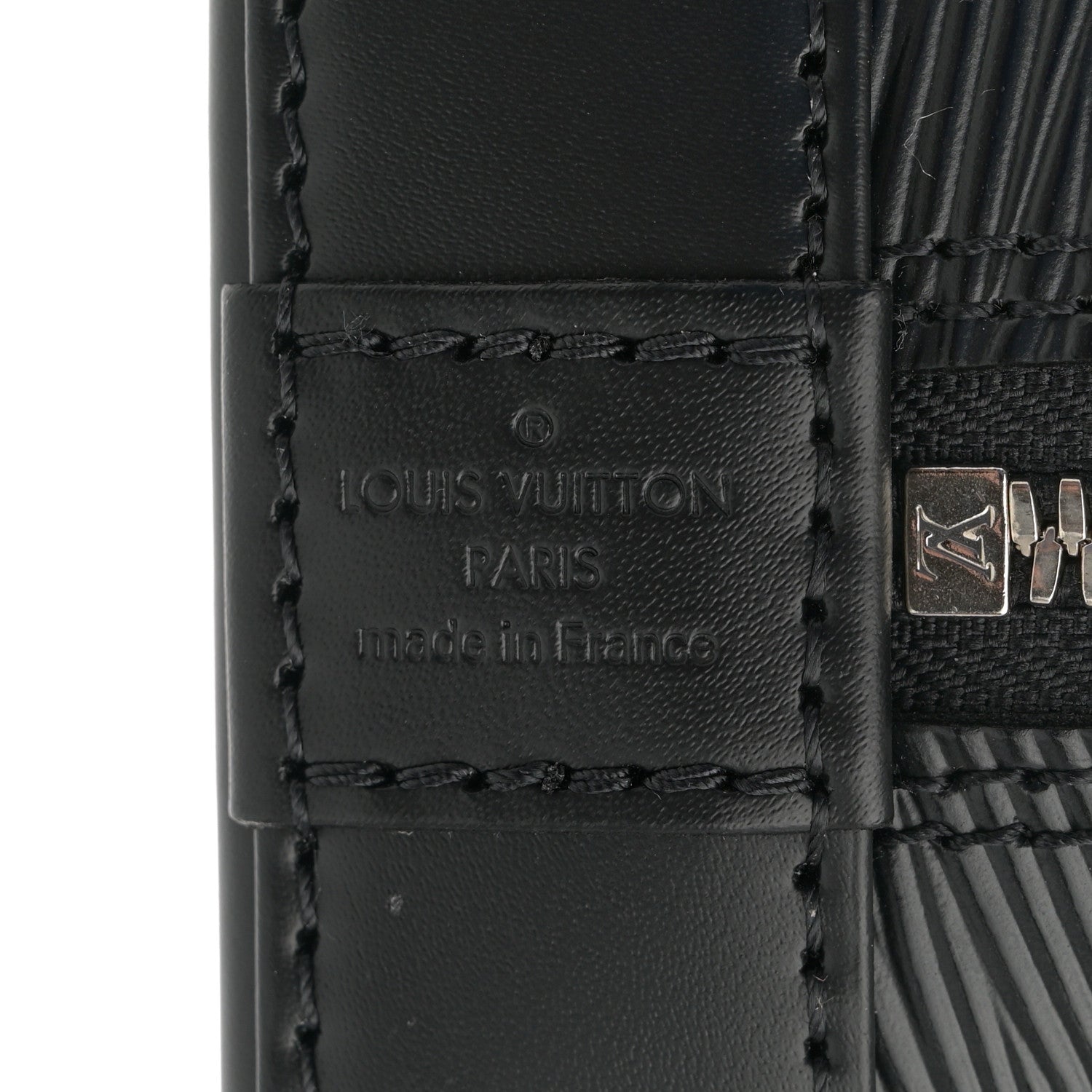 Louis Vuitton Epi Alma BB Black 6 of 9