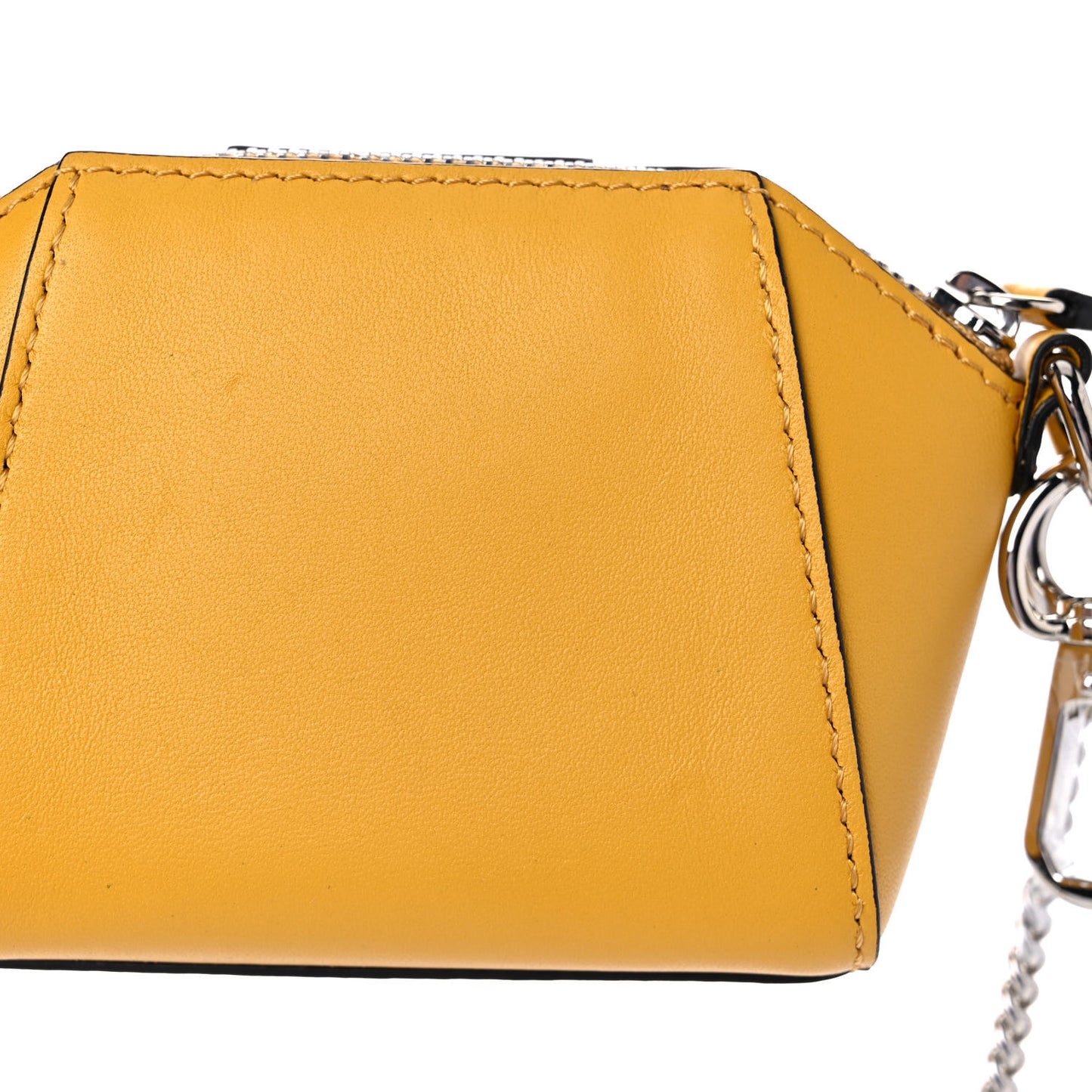 Lambskin Baby Antigona Dark Yellow